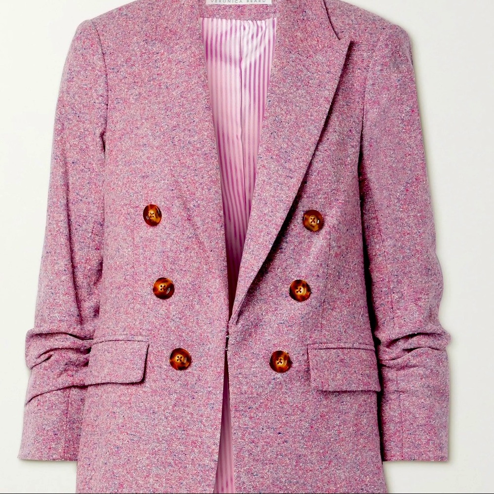 Veronica Beard Beacon Dickey Jacket, Size 8, Color Orchid